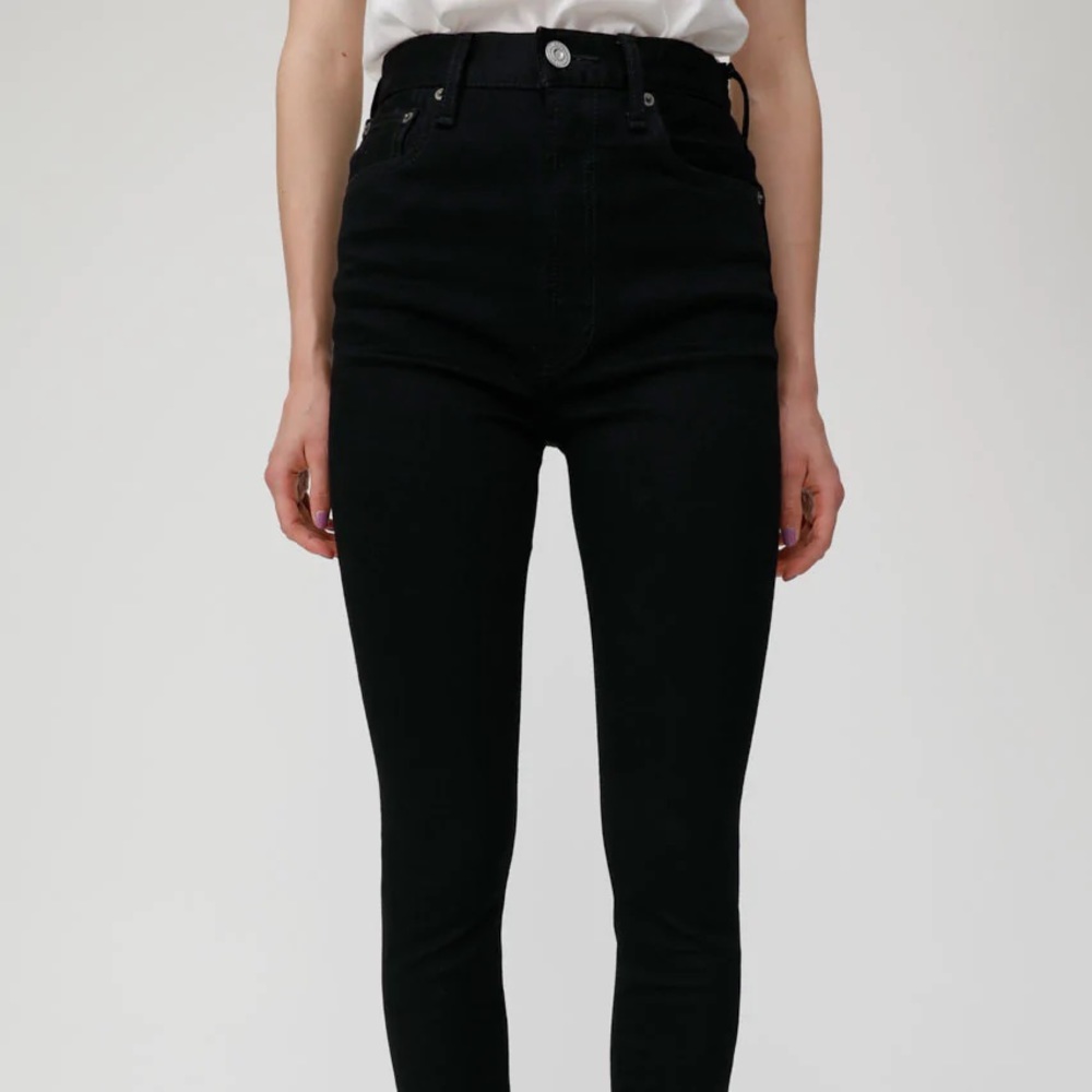 MOUSSY High Rise Rebirth Skinny Jeans | Black | Size 23